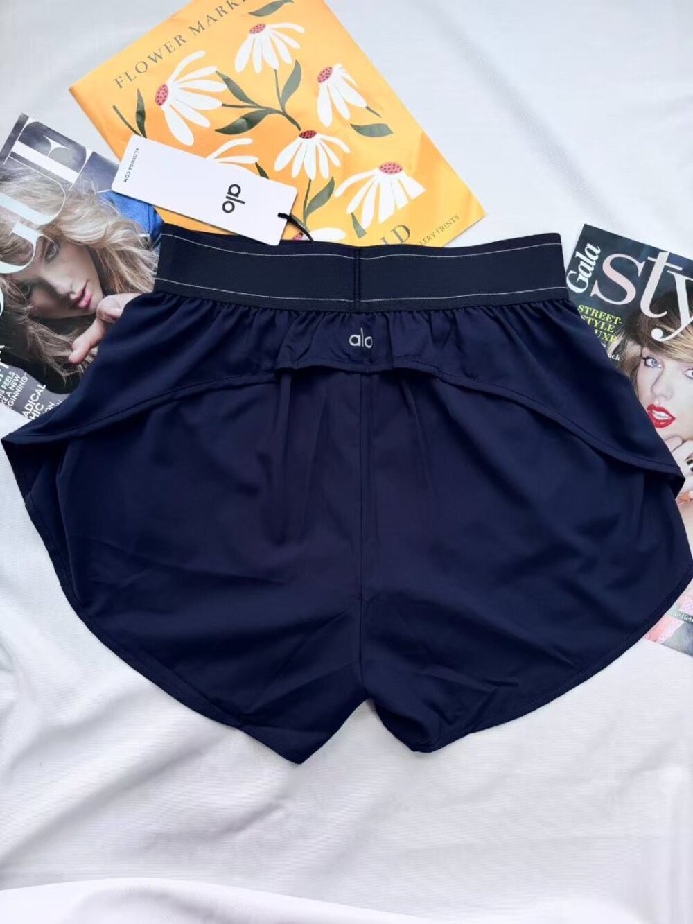 New with Tags😘ALO Yoga Match Point Shorts Navy | Tennis Athletic Short - Picture 6 of 7